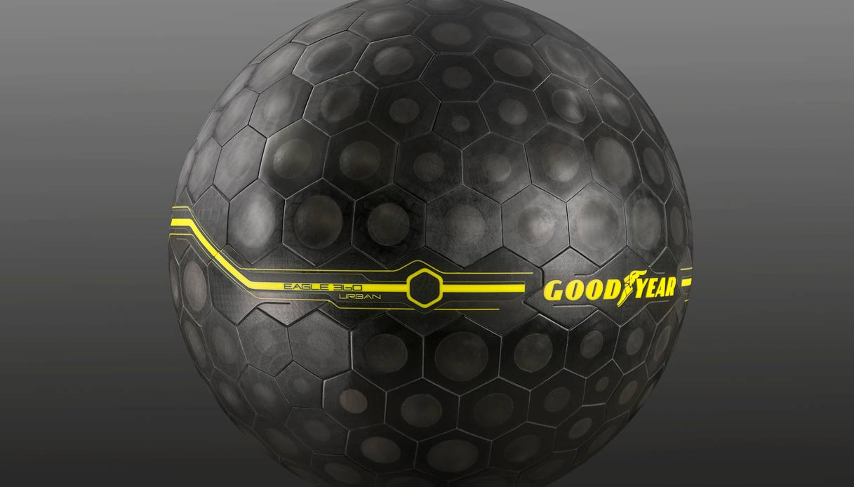 Lo pneumatico del futuro: sarà a forma sferica
