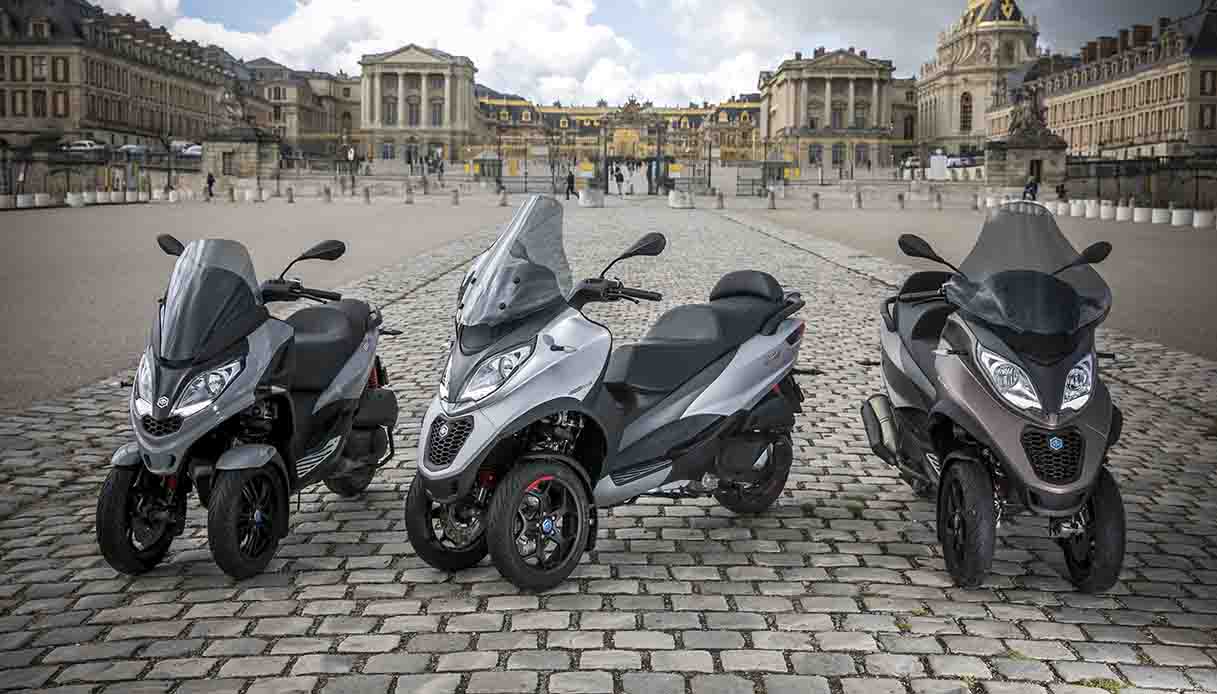 Piaggio presenta i nuovi scooter a 3 ruote della gamma MP3 2021 Euro 5
