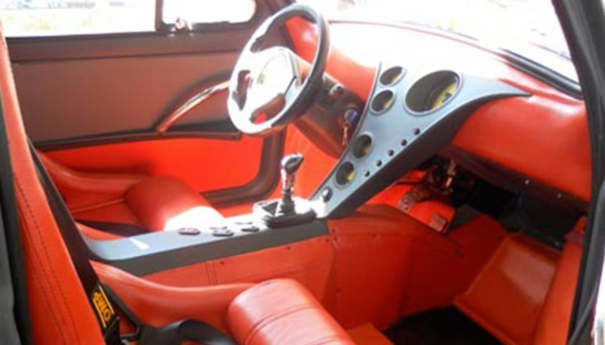 Gli interni della Fiat 500 Lamborghini sono quelli classici